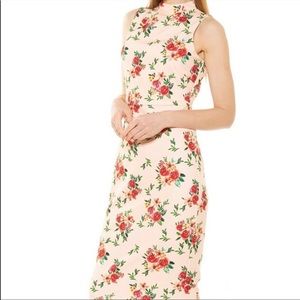 NWT Alexia Admor mock neck midi dress light pink color day dress